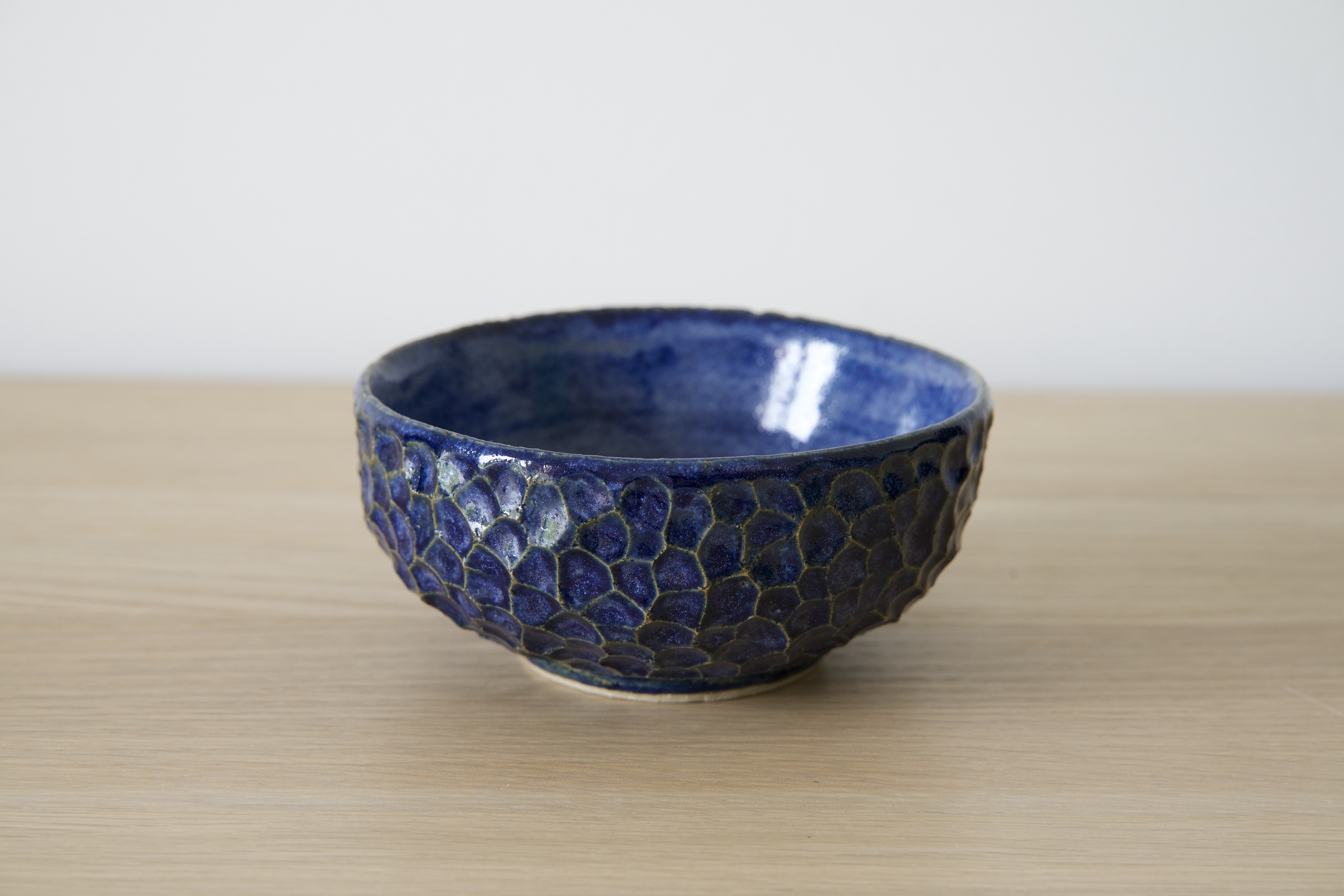 Handmade Blue Ceramic Bowl