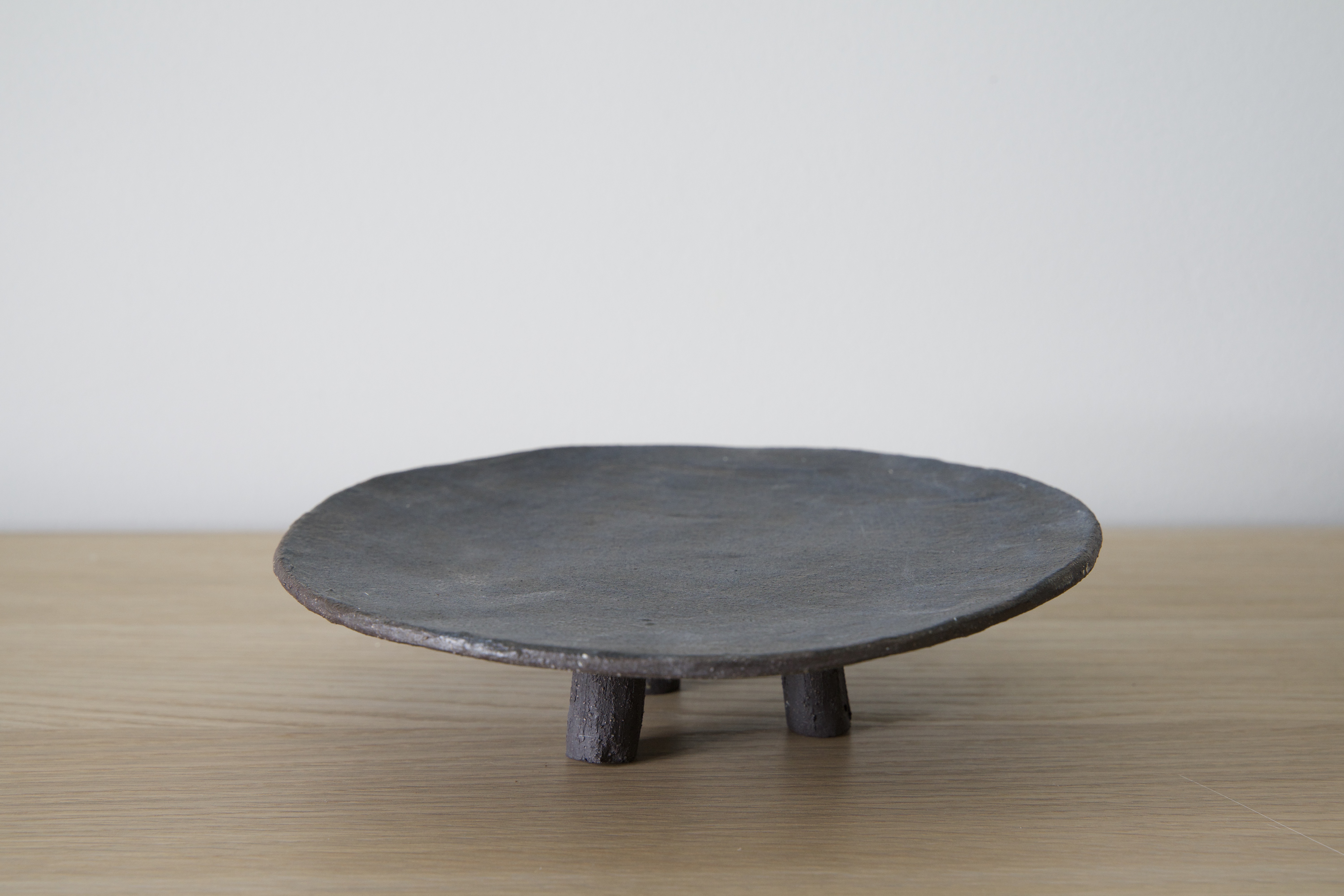 Handcrafted Clay Pedestal Plate