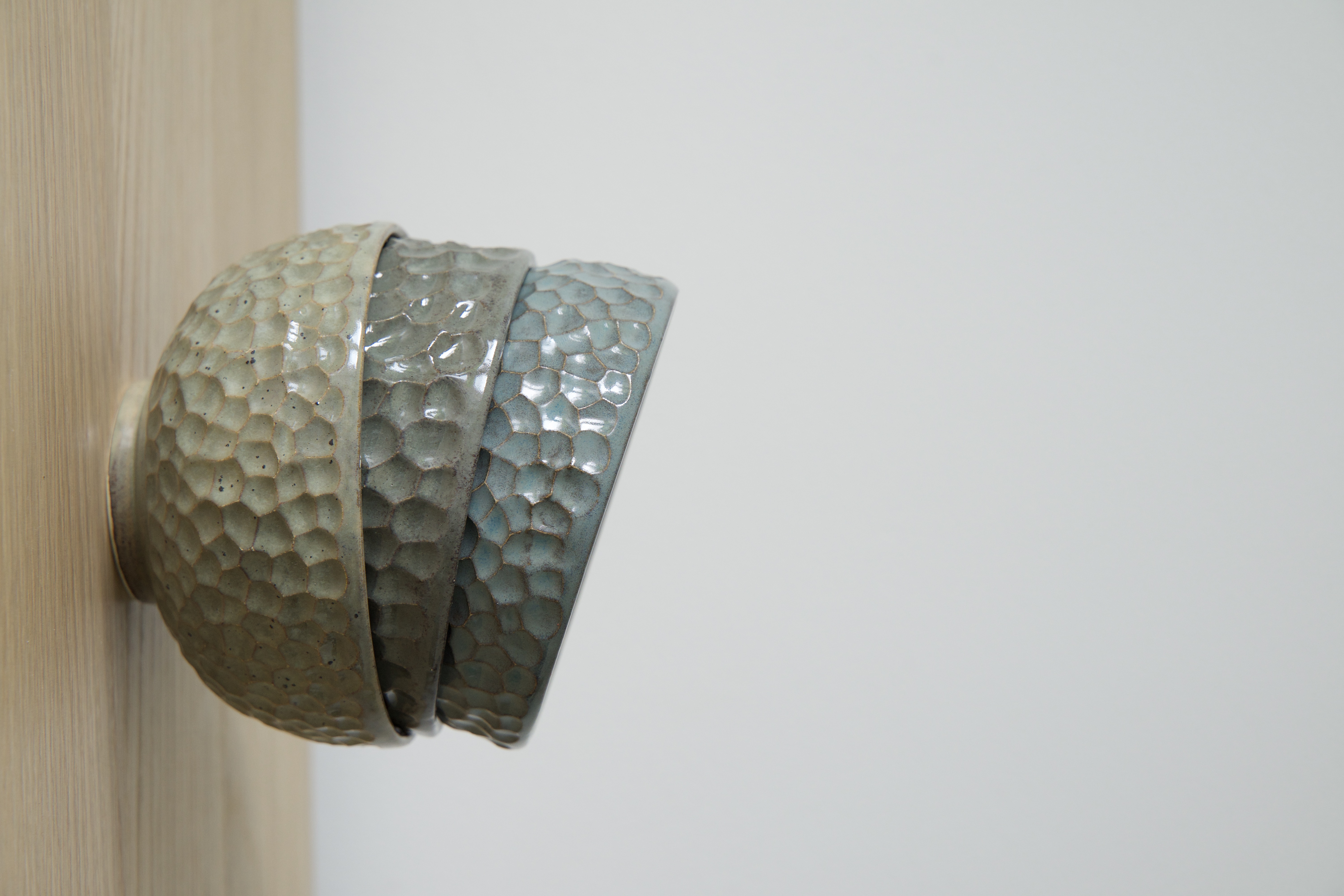 Textured Ceramic Bowls Set