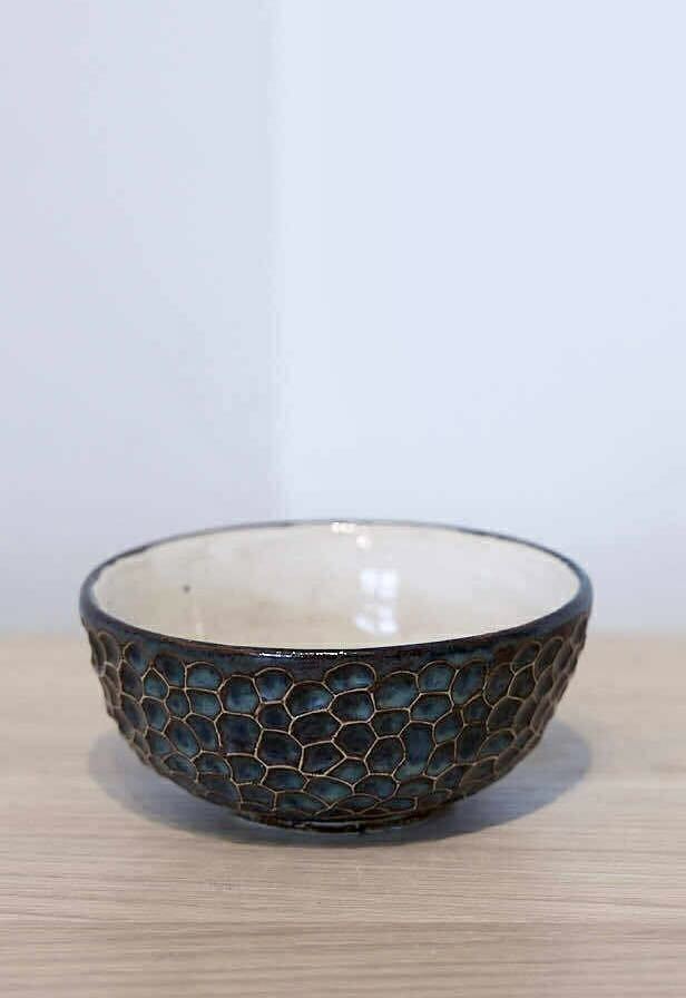 Textured Ceramic Bowl