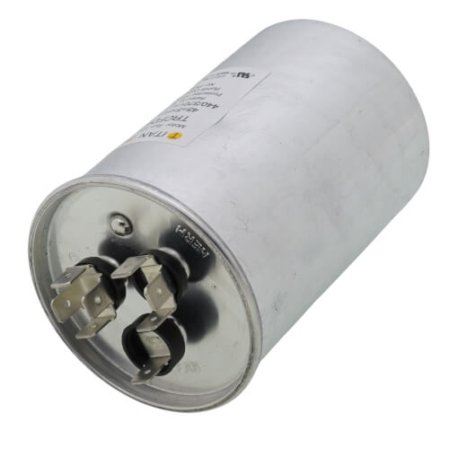 45/5 MFD Round Dual Motor Run Capacitor (440/370V)