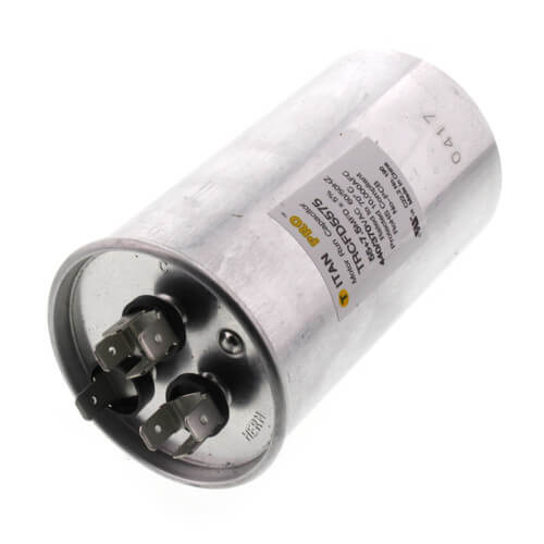 55/7.5 MFD Round Dual Motor Run Capacitor (440/370V)v