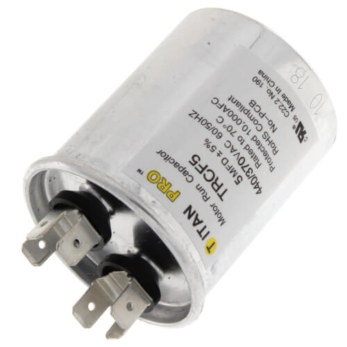 5 MFD Round Motor Run Capacitor (440/370V)