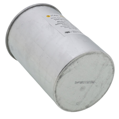 45/5 MFD Round Dual Motor Run Capacitor (440/370V)