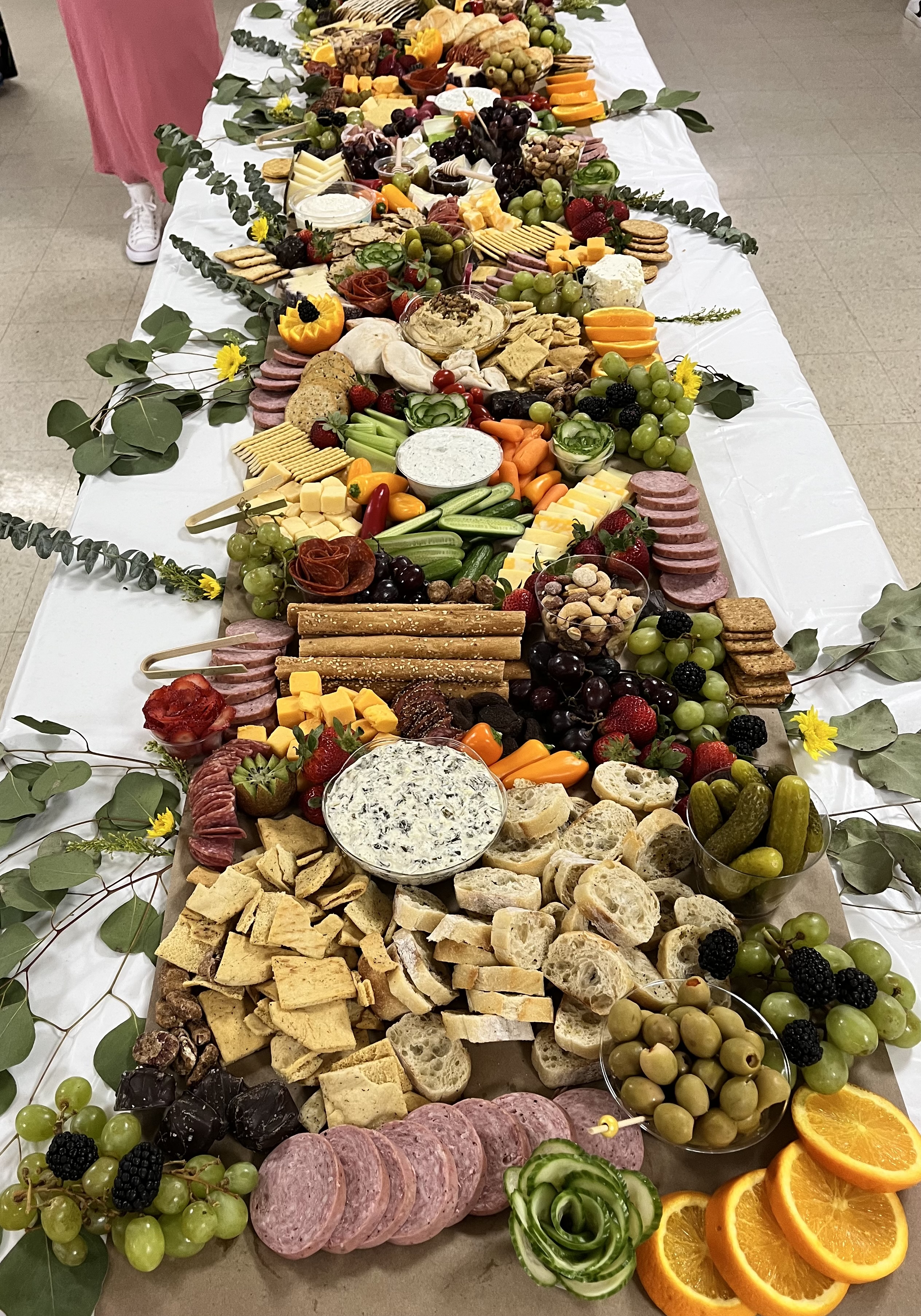 Grazing table - priced per person.  Call us for an estimate