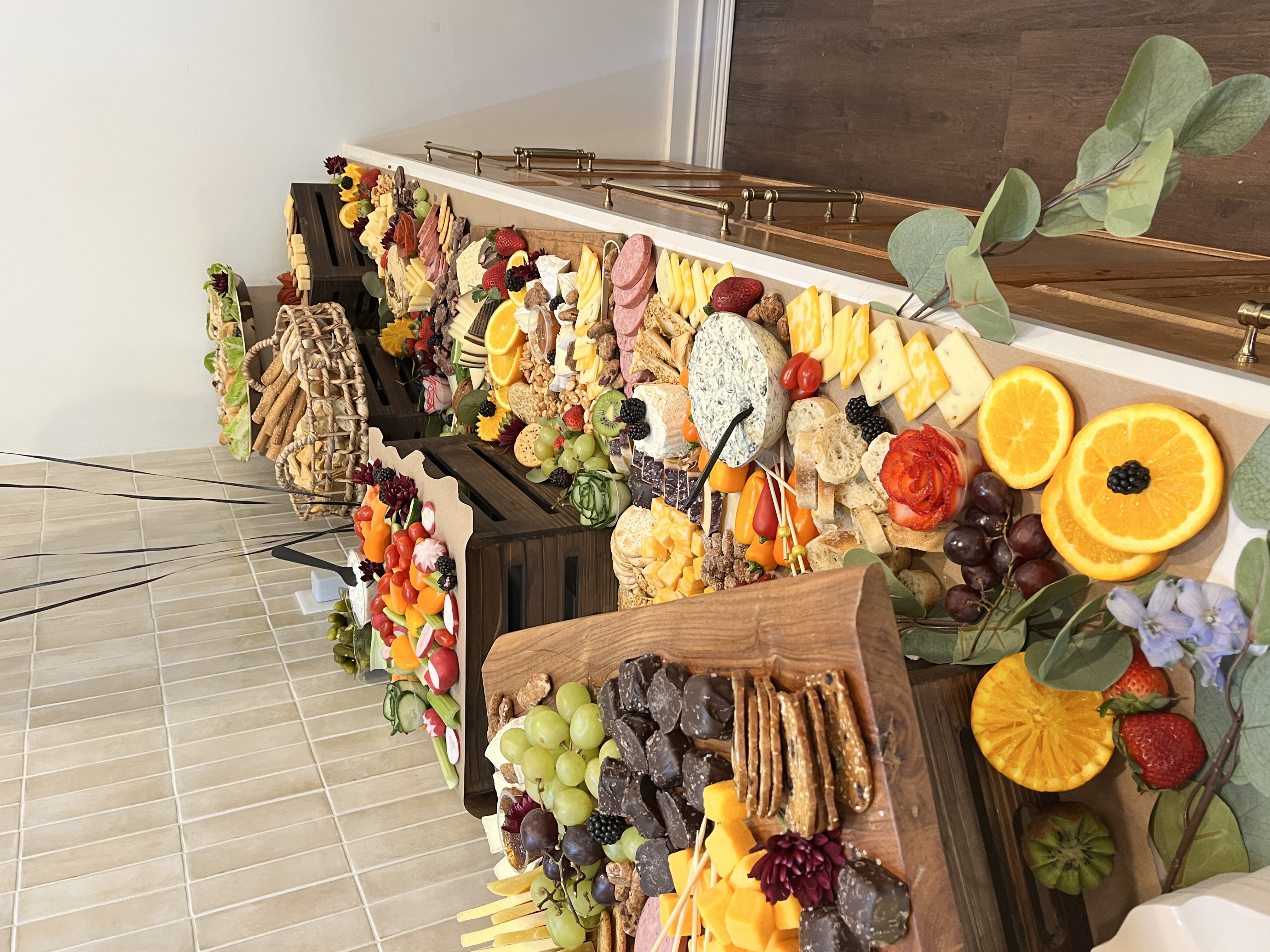 Grazing table - priced per person.  Call us for an estimate