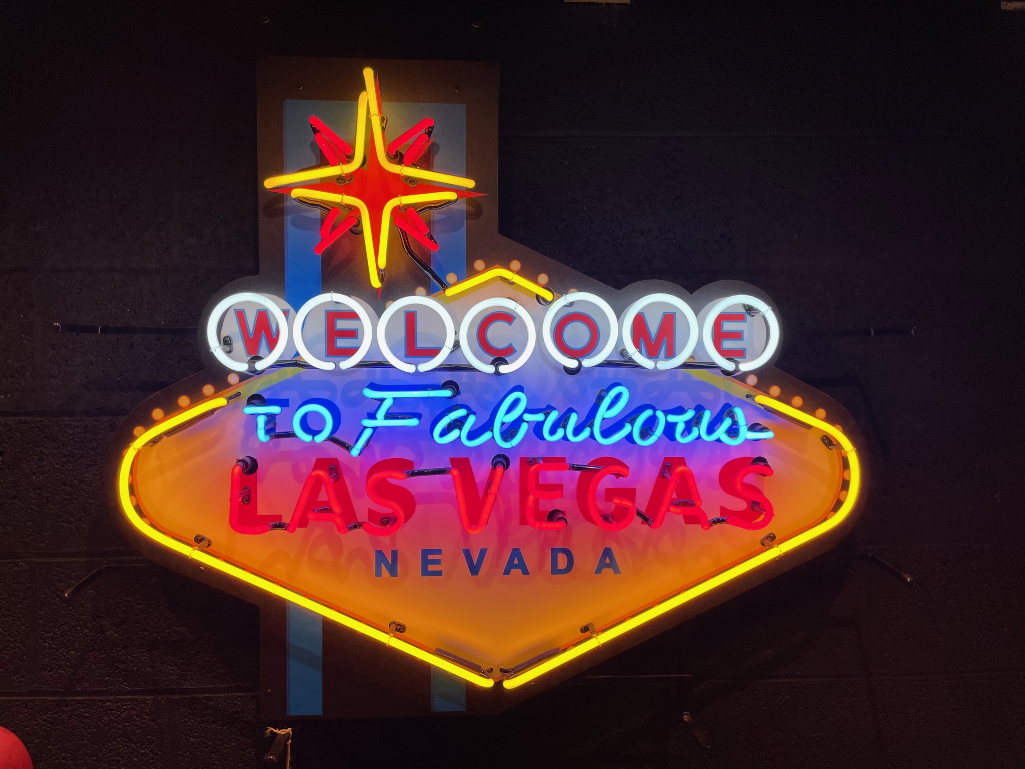 Ensign neon Las Vegas Nevada 103 x 90cm