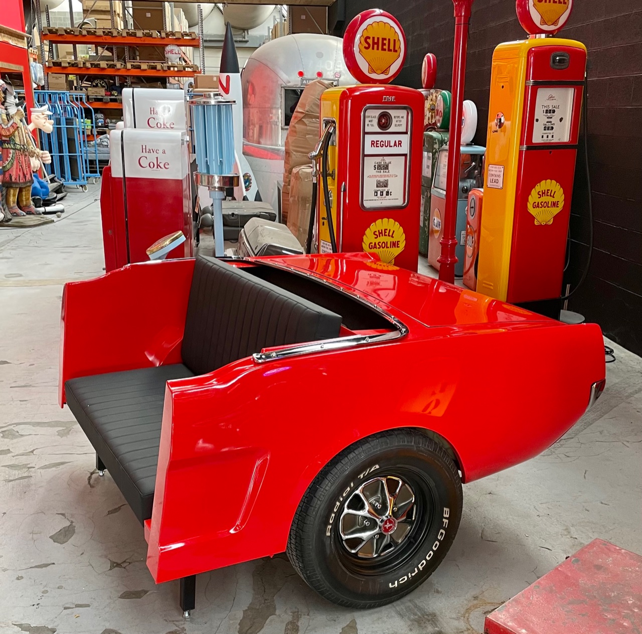1966 ford sofa ford mustang made with a complete rear