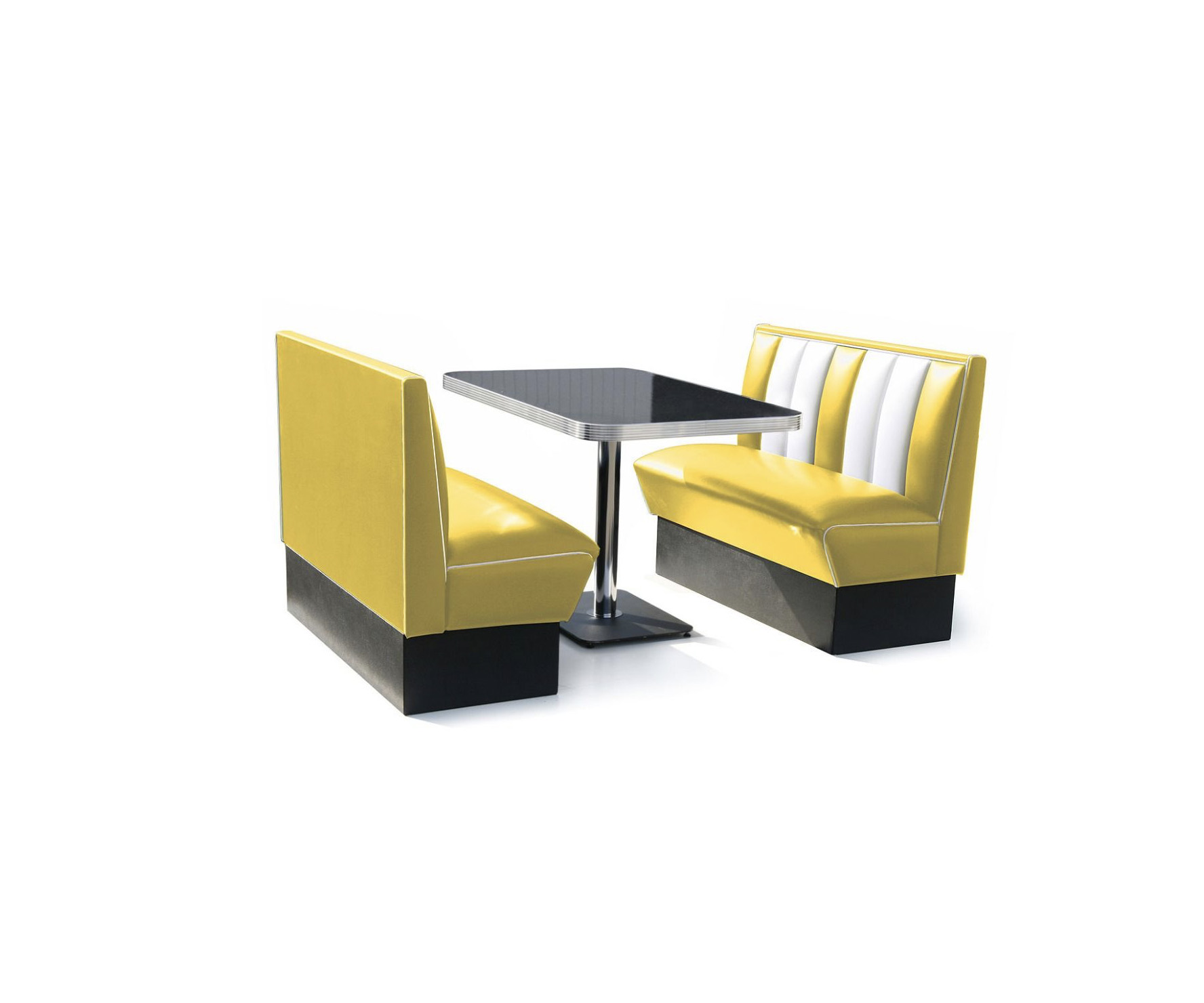 Bel air classic dinner 120cm yellow kit 2 pc plus 1 table