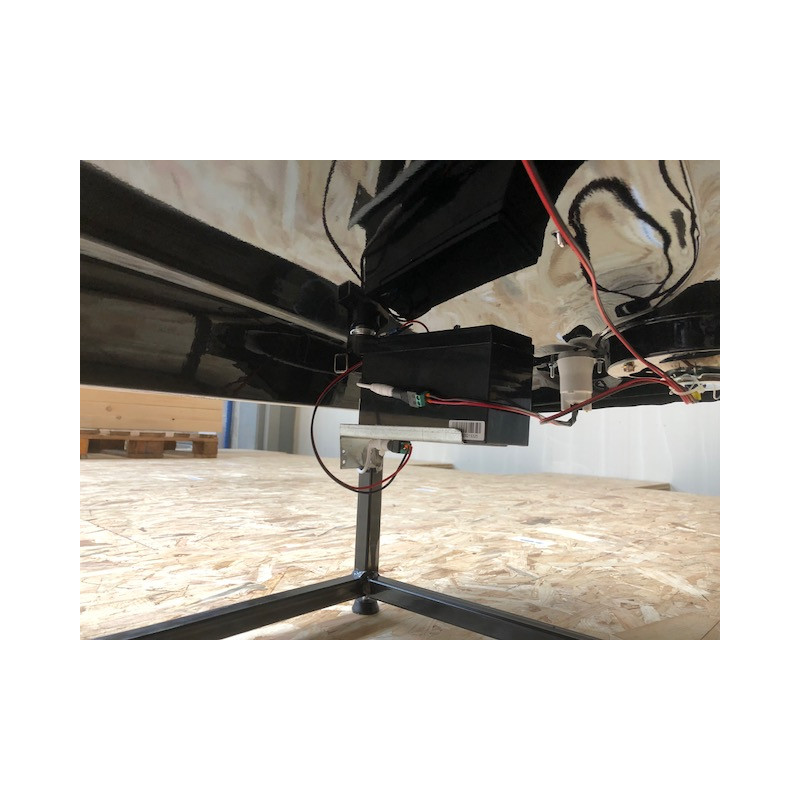 Table Fiat 500 Black: Vintage decoration