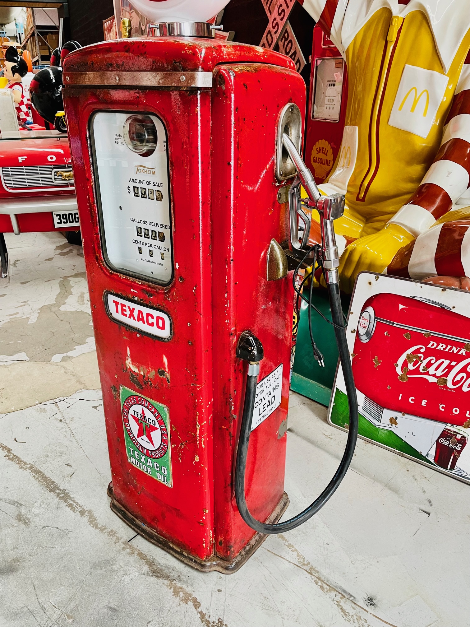 1949 Tokheim T-39 American Gasoline Pump