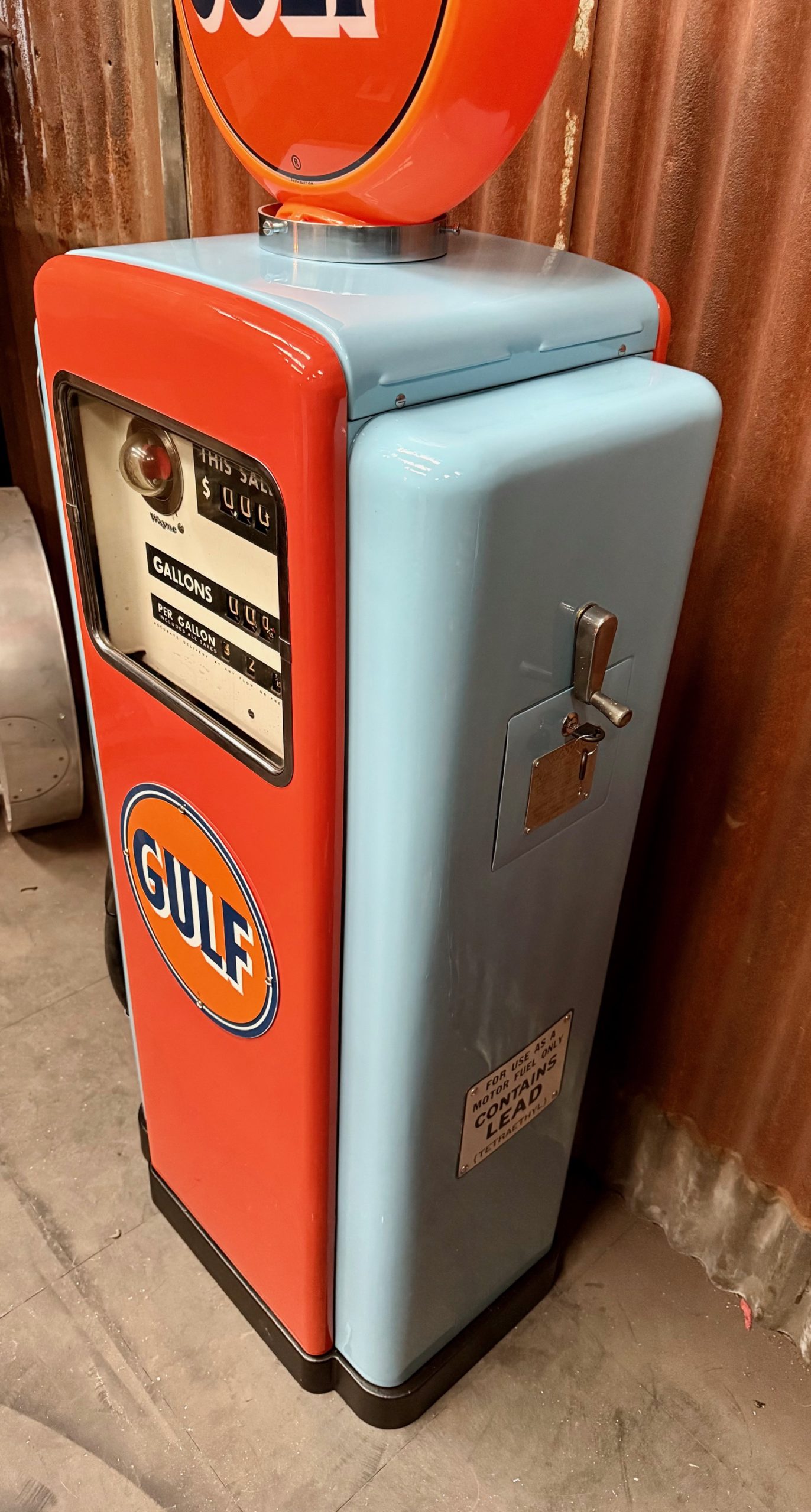 Gulf Wayne Gasoline Pump Rested from 1948
