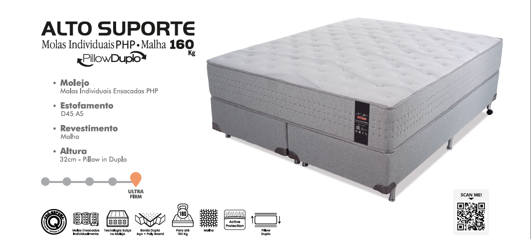 Conjunto Alto Suporte + base box