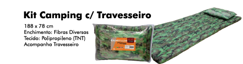 Kit Camping c/ Travesseiro