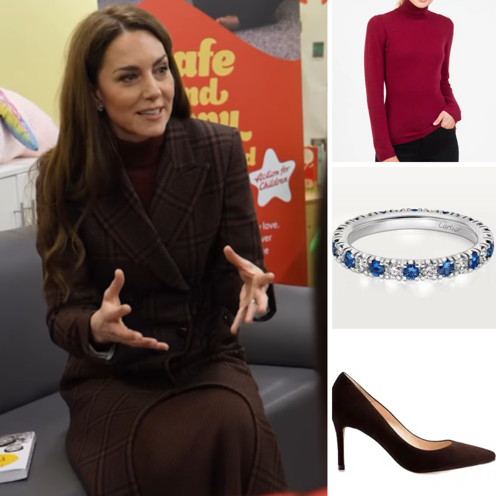 Elegancia y compromiso: el estilo de la princesa en su primera visita de 2025 ✨👑