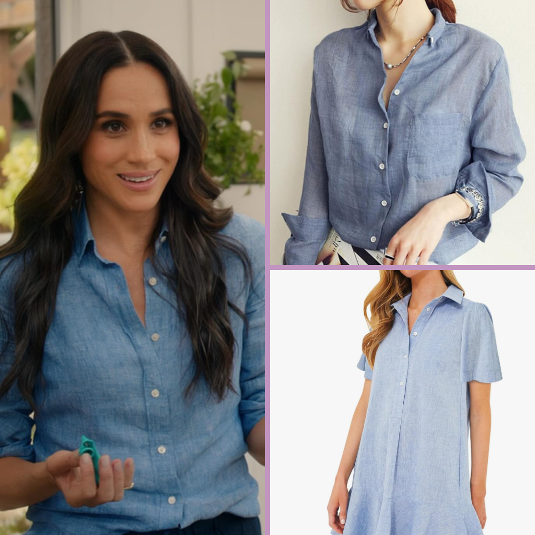 Meghan Markle y su estilo atemporal con J.Crew 💙✨