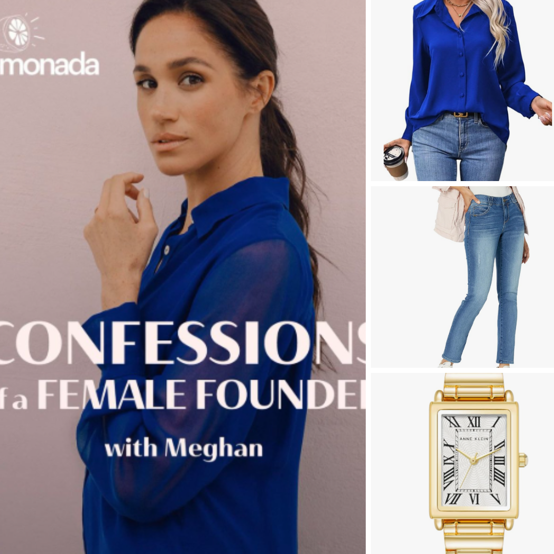 Meghan Markle deslumbra en su nuevo podcast con Lemonada ✨🎙️