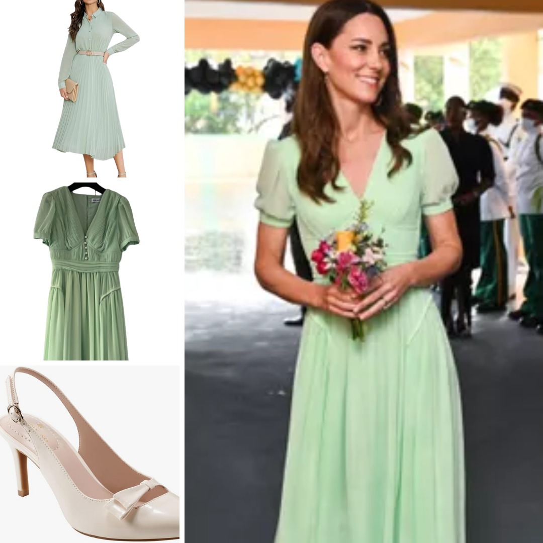 El encanto del verde menta al estilo Kate 🌿👗