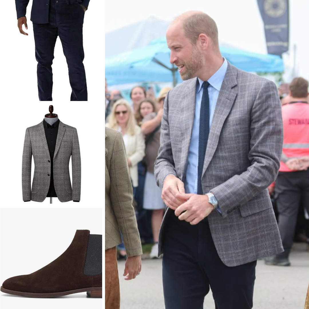 William mezcla tradición y estilo con su look en el Royal Cornwall Show 🍂