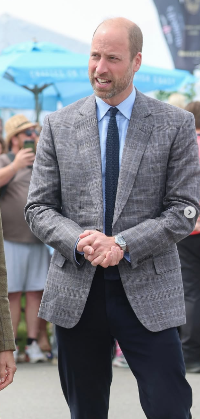 William mezcla tradición y estilo con su look en el Royal Cornwall Show 🍂