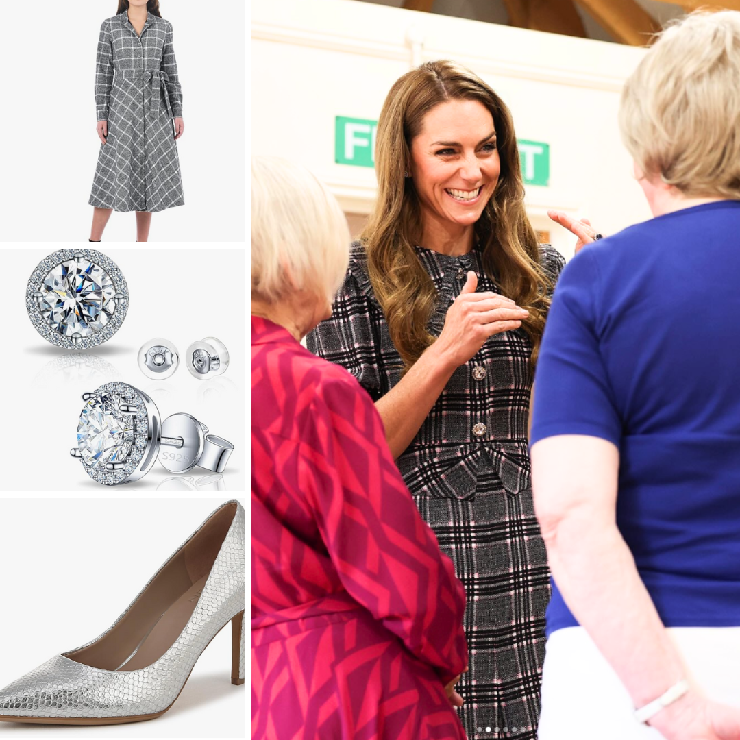 Kate honra a Isabel II con elegancia sobria