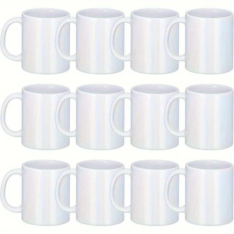 Tasse en céramique blanche de sublimation