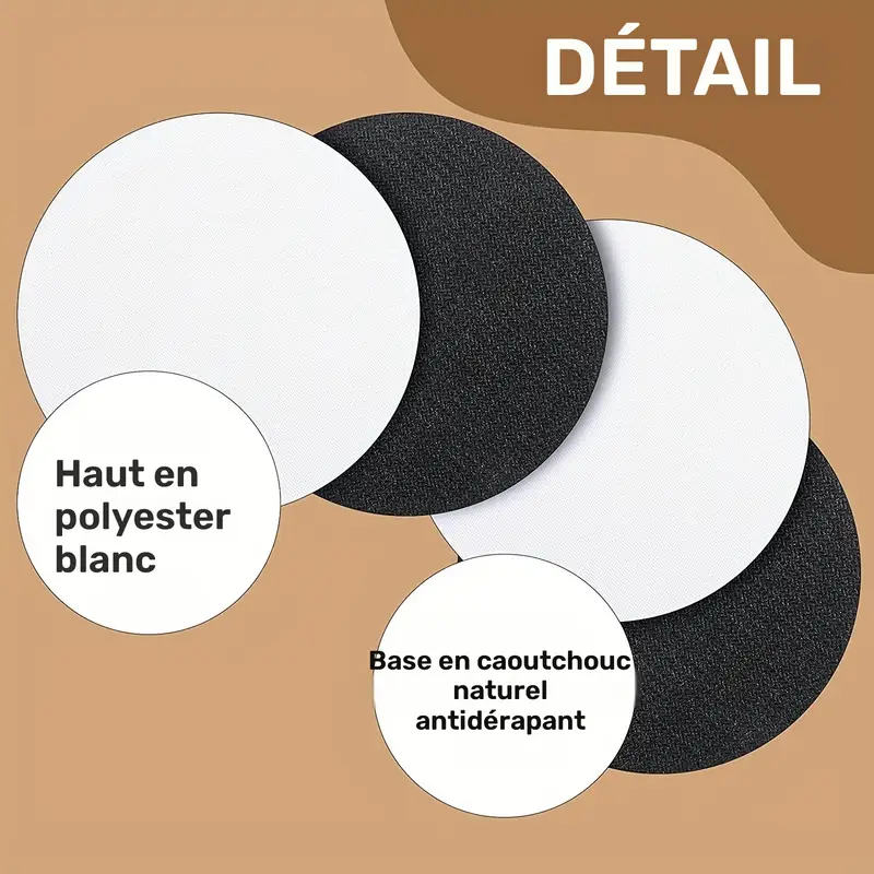 dessous de verres ou de tasses