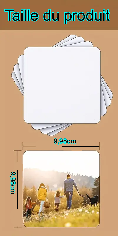 dessous de verres ou de tasses