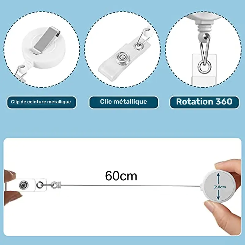 Porte-badges à sublimation