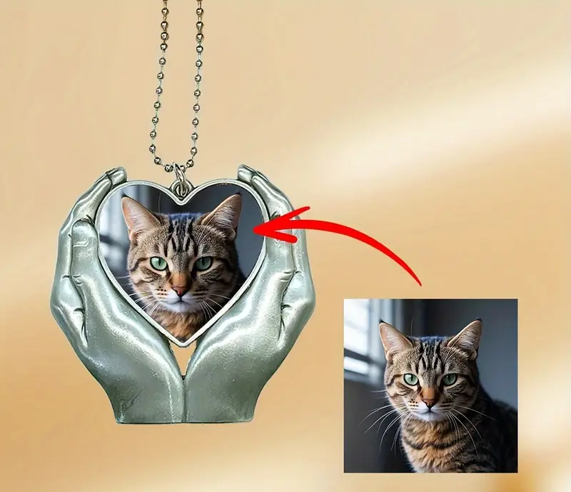 Cœur Forme Pendentif avec Porte-clés.