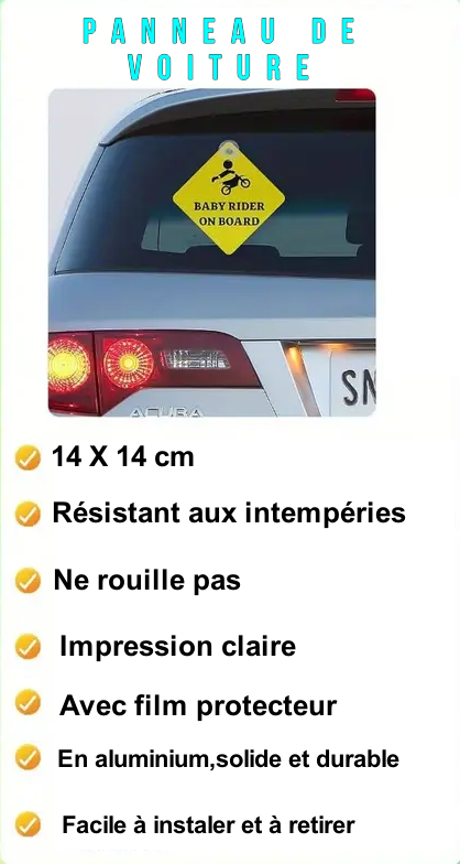 Panneau pour fenêtres de voiture