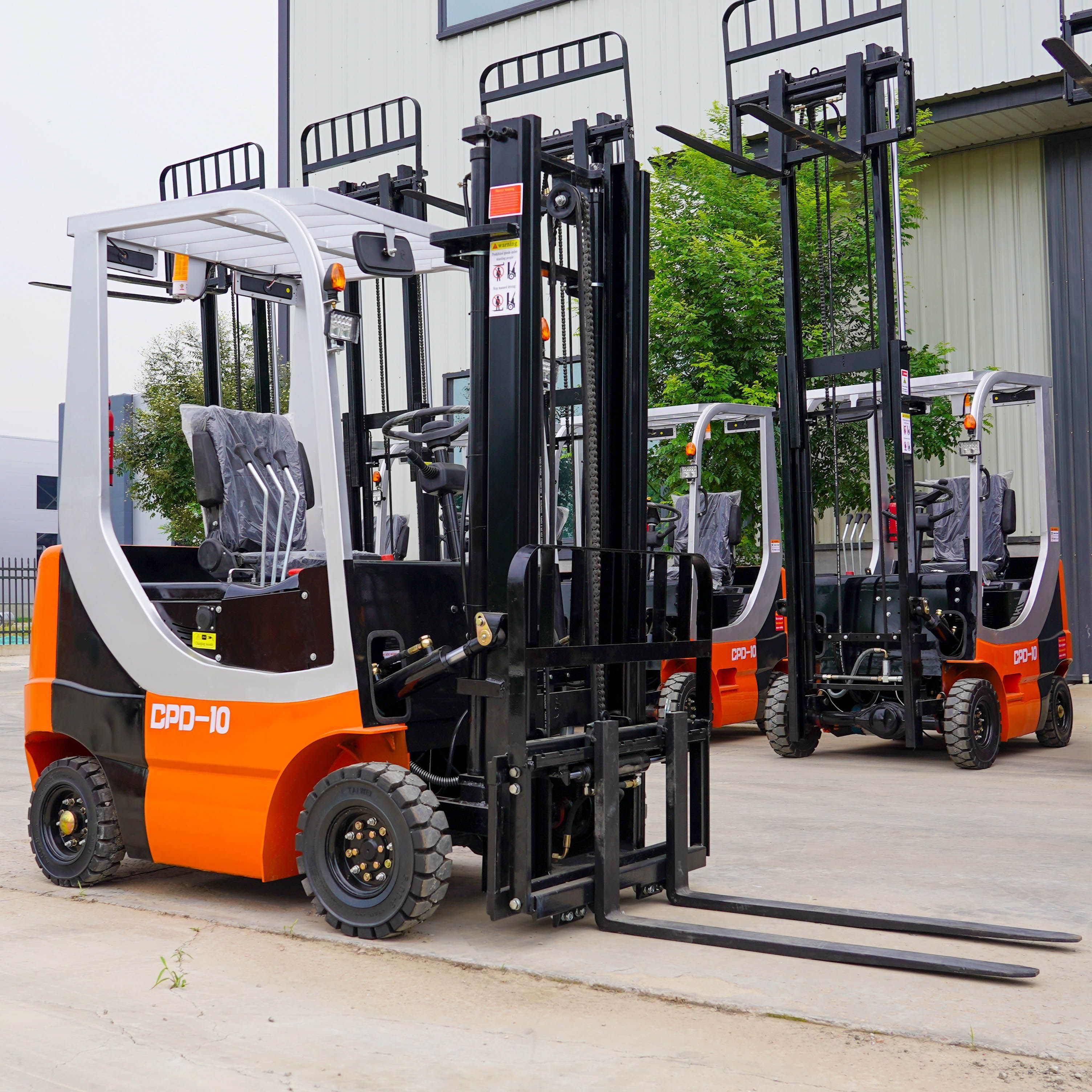 Elektrinis krautuvas CBD-10, 1t, 3m. Su šonine pastūma