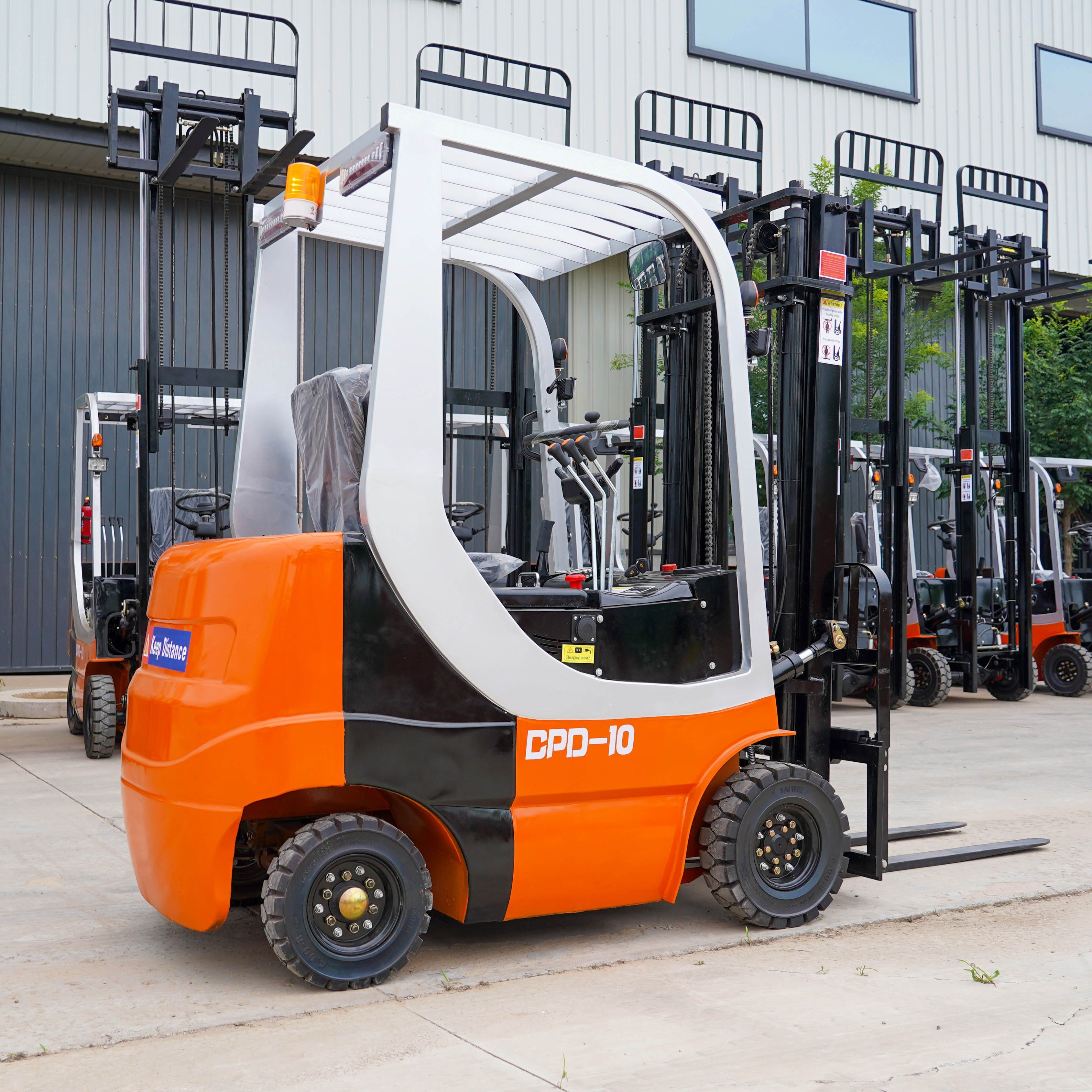 Elektrinis krautuvas CBD-10, 1t, 3m. Su šonine pastūma