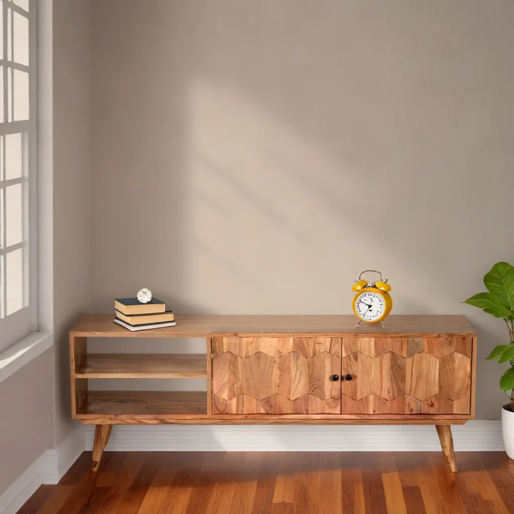 Wooden TV Console Table