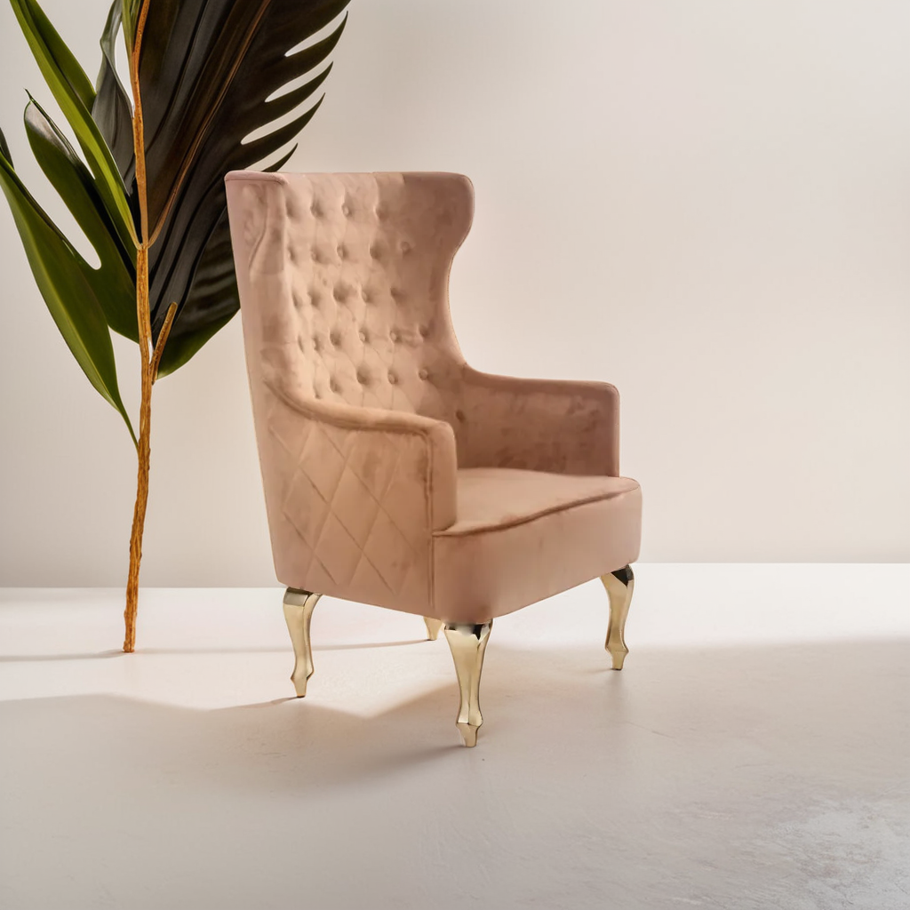 Elegant Velvet Armchair