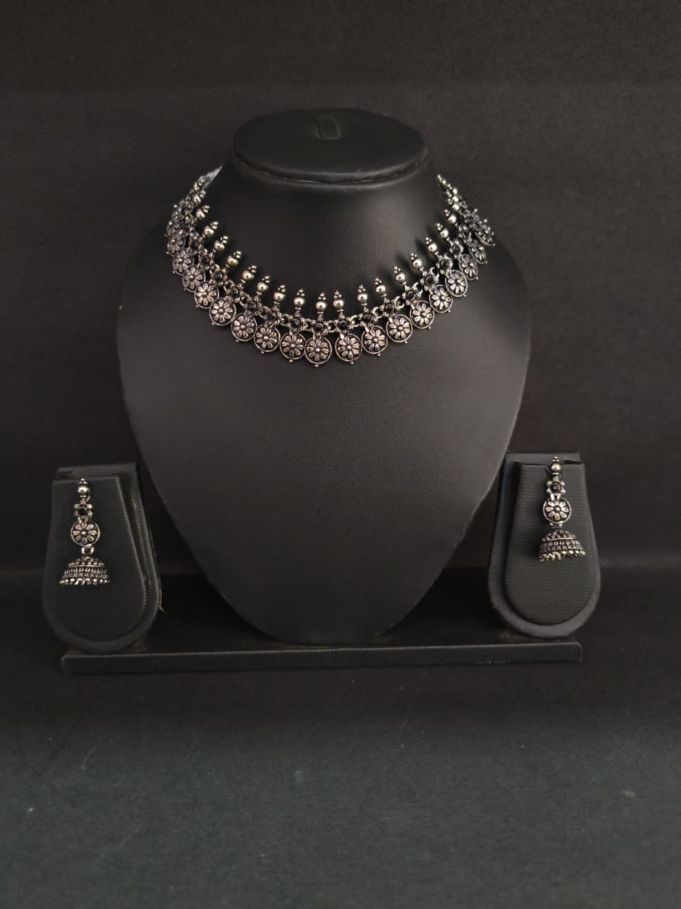 Antique Silver Necklace Set