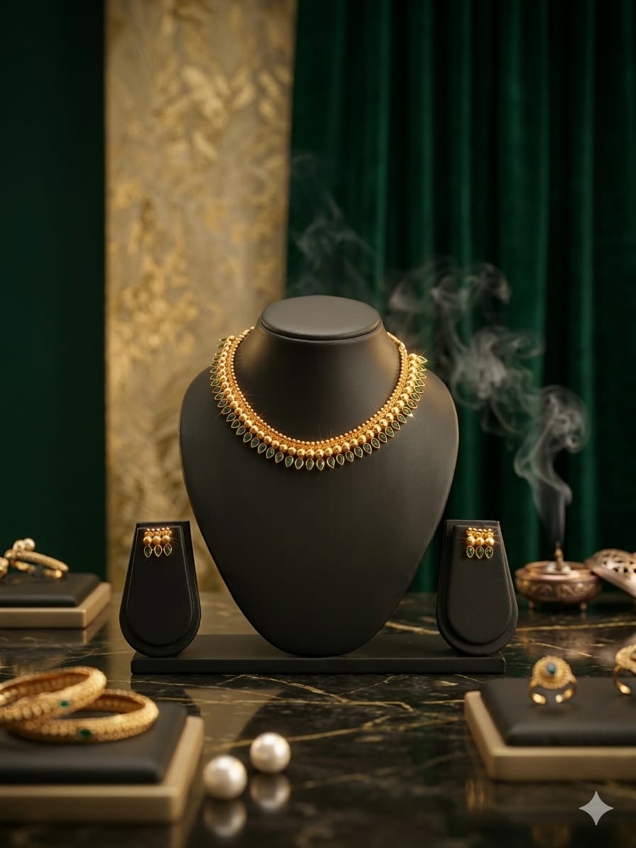 Traditional Gold Necklace Set