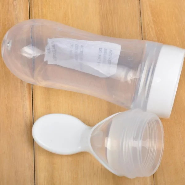 Silicone Bottle Feeding Baby Spoon Feeder