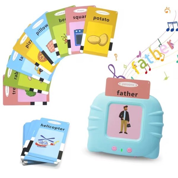 Talking Flash Cards Preschool Learning Toys Early Educational Toys English Learn To Talk Learn Words Learn English Learn