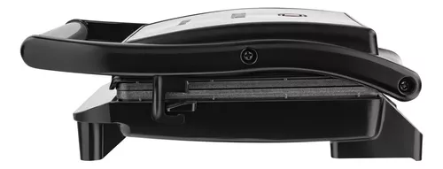 Sanduicheira e grill antiaderente 1000W inox Mondial