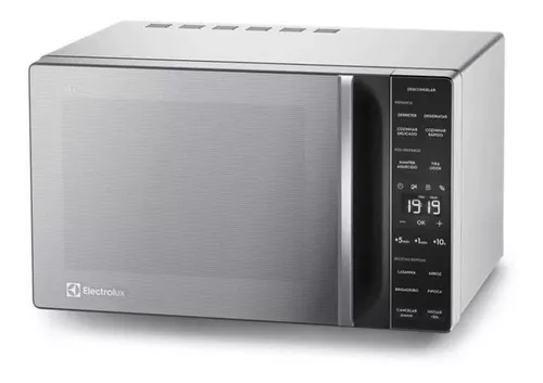 Micro-ondas ME23S 23L Efficient Com Descongelamento Assistido Cor Inox Electrolux 220V/127V