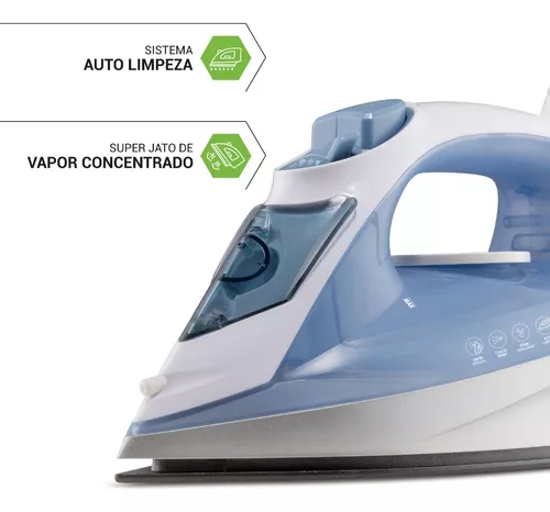 Ferro A Vapor Philco 245ml Pfv40 Base Antiaderente Cor Branco 220V