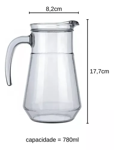 Jarra De Vidro Bar 780ml Nadir Figueiredo Colorex Bar