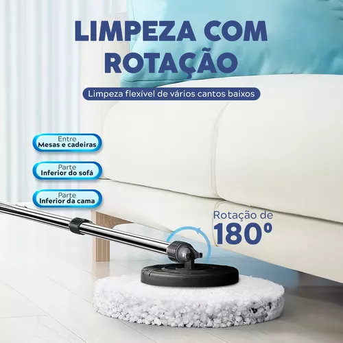 Mob Giratório Com 2 Refil Centrífuga Inox 9 Litros