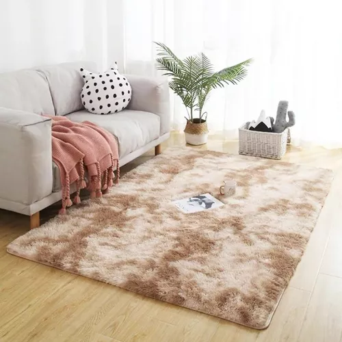 Tapete 2,00x1,50 Peludo Felpudo Sala E Quarto Cores Cor Bege-mesclado Desenho Do Tecido Pelo Alto Casa Laura Enxovais Tapete Médio Para Sala