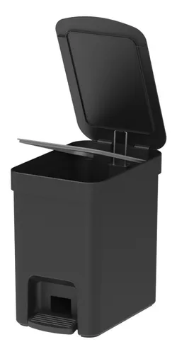 Lixeira Com Pedal 6l Cozinha Banheiro Dual Trium Compacta