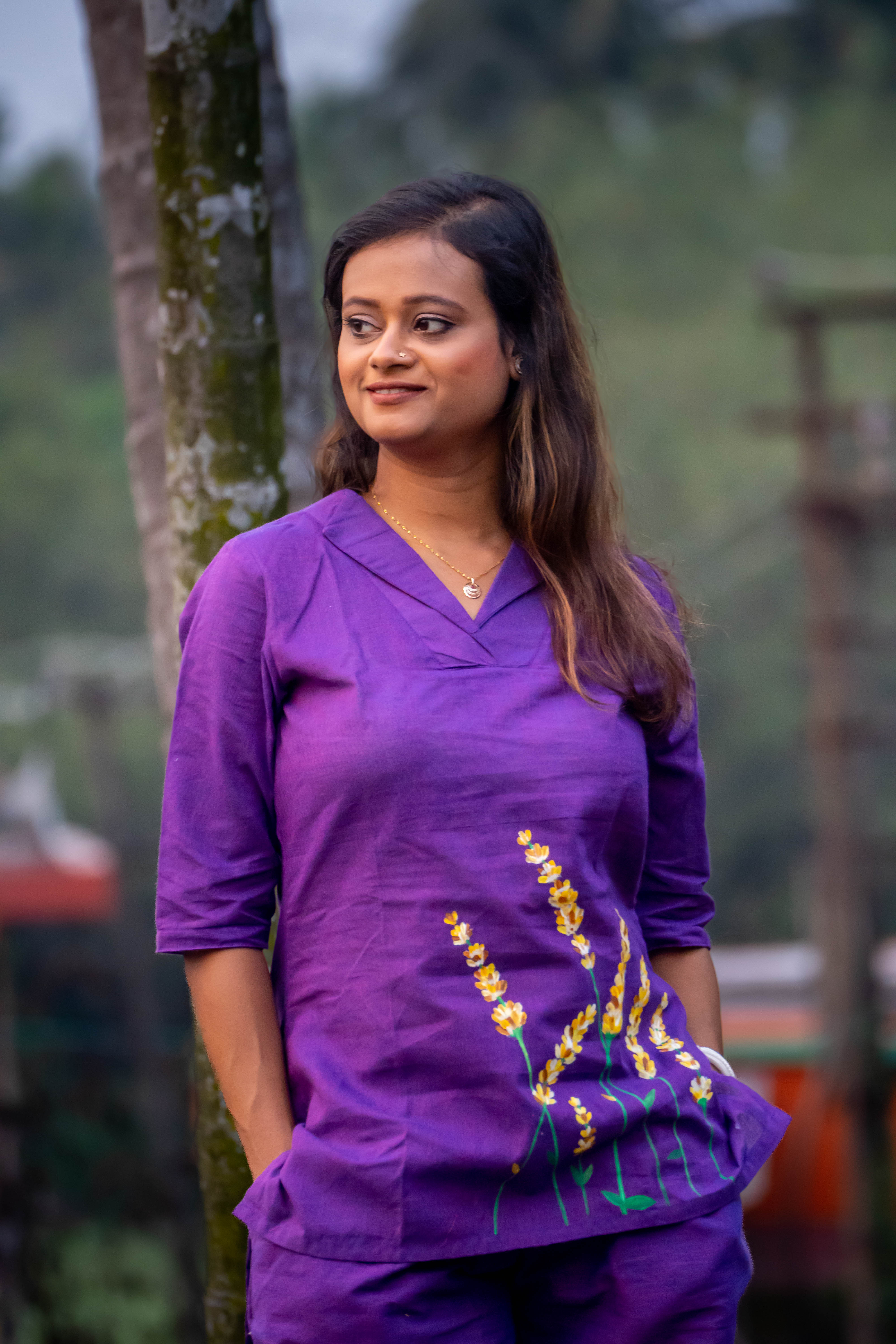 Violet Khadi  Women's Two-Piece Outfit