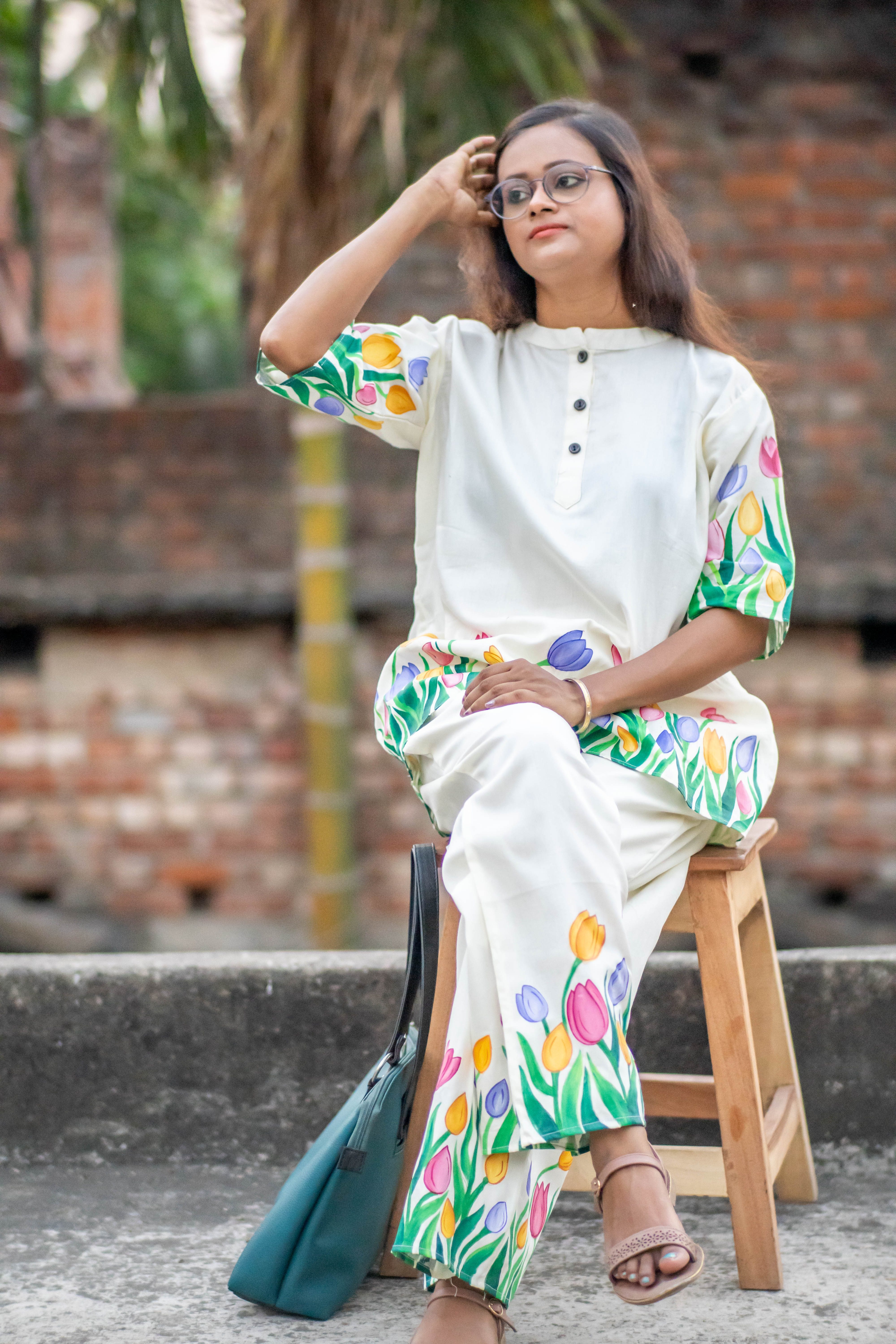 Tulip Painting coord set