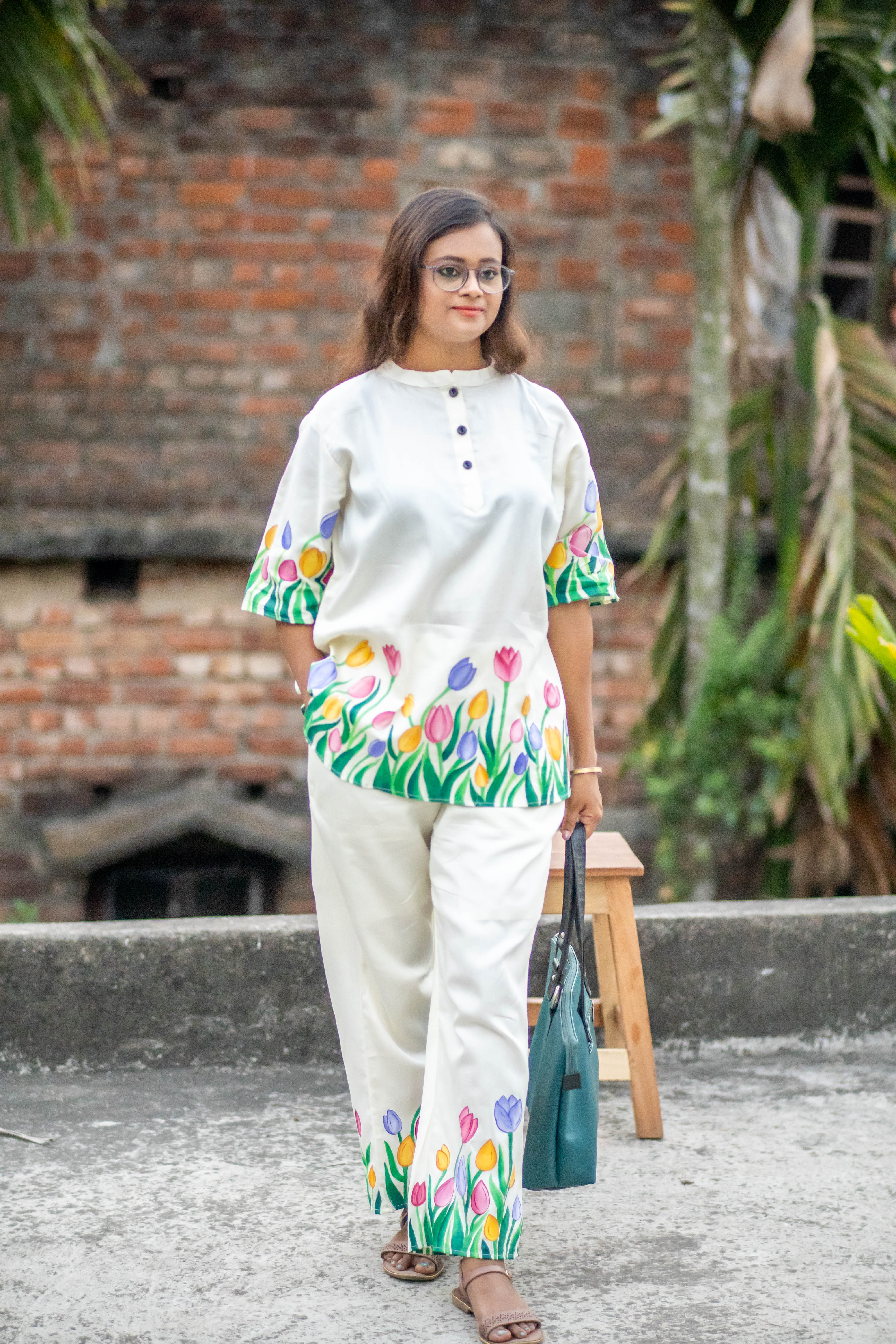 Tulip Painting coord set