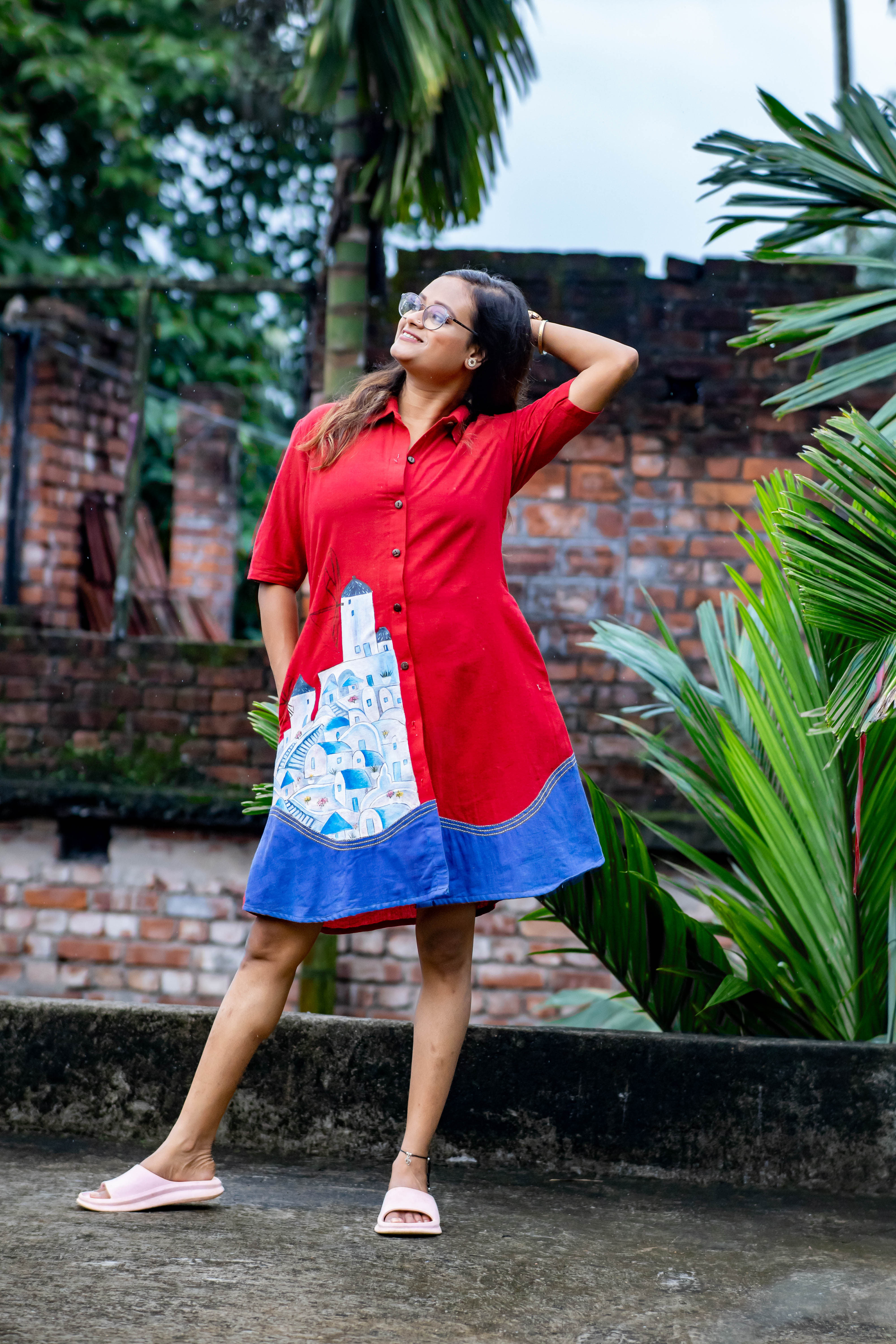 Santorini Shirt Dress Coord set